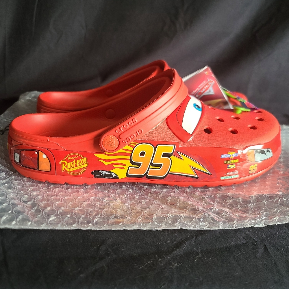 Disney Lightning McQueen Light Up Crocs
